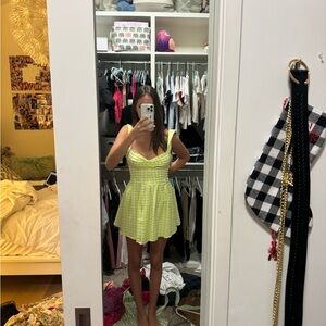 For love and lemons light green dress